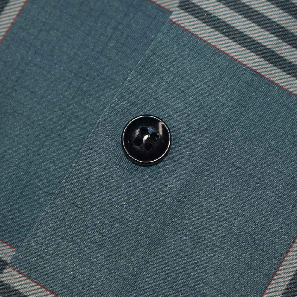 Burberry Green Checked Premium Casual Shirt-3