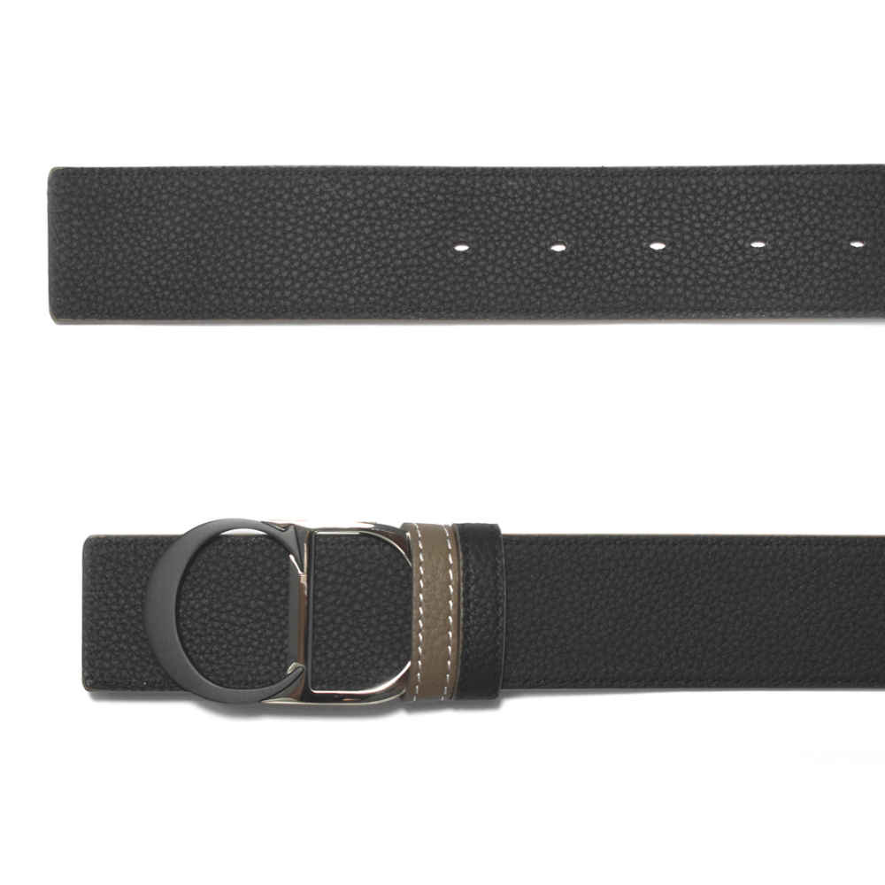 Dior CD Diamond Print Reversible Belt-2