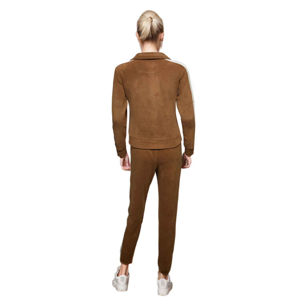Zara Brown & White Premium Quality Tracksuit-thumb-2