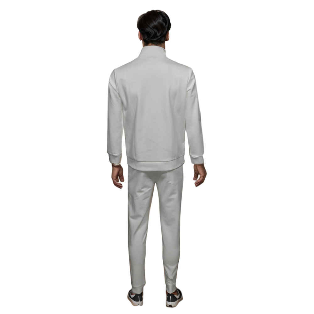 Burberry Embroidered logo White Premium Tracksuit-2