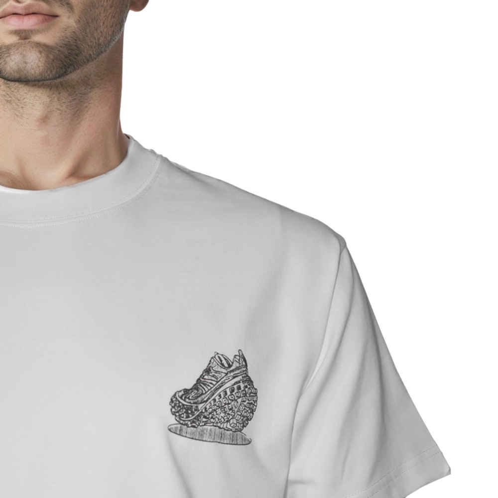 Balenciaga White Premium Quality T-shirt-thumb-3