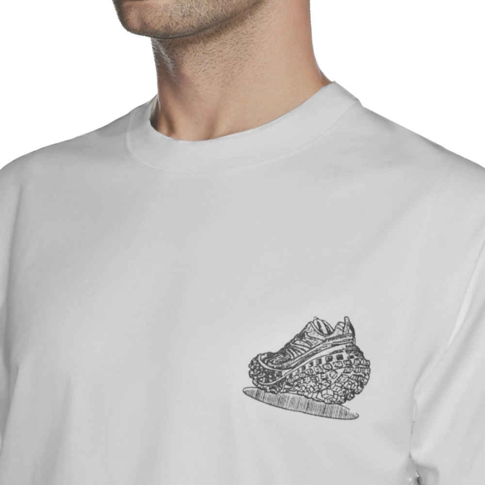 Balenciaga White Premium Quality T-shirt-thumb-2