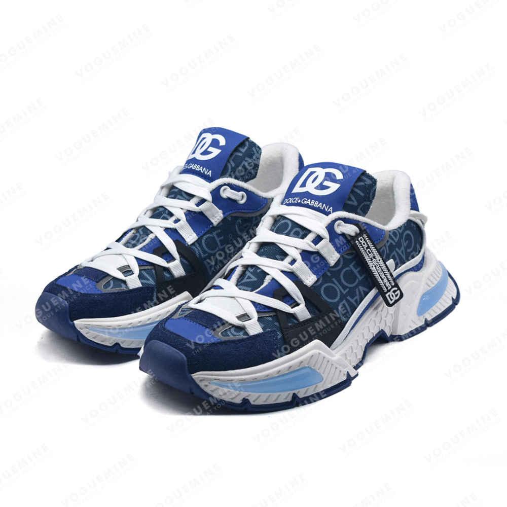 Dolce & Gabbana Airmaster Panelled Blue Sneakers-2