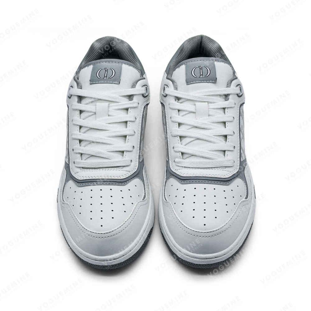 Dior white & Grey Premium Low-top Sneaker-4