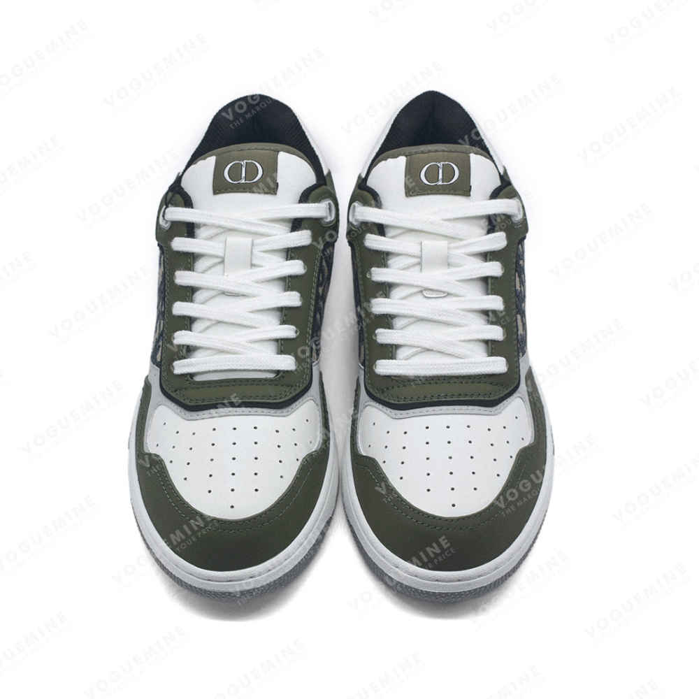 Dior White & Green Premium Low-top Sneaker-thumb-3