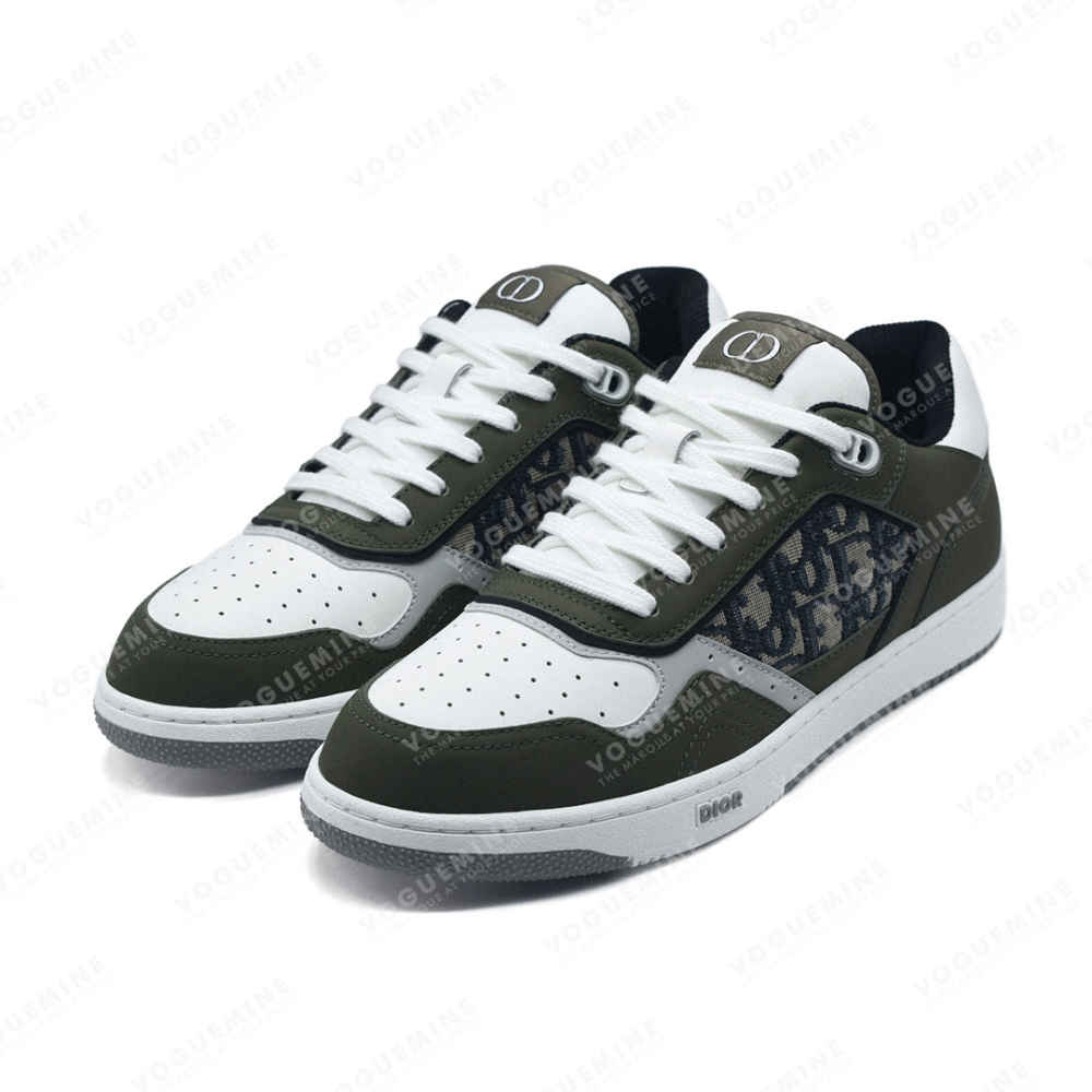 Dior White & Green Premium Low-top Sneaker-thumb-2