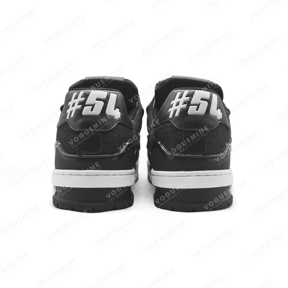 Louis Vuitton Black Premium Trainer Sneaker-thumb-3