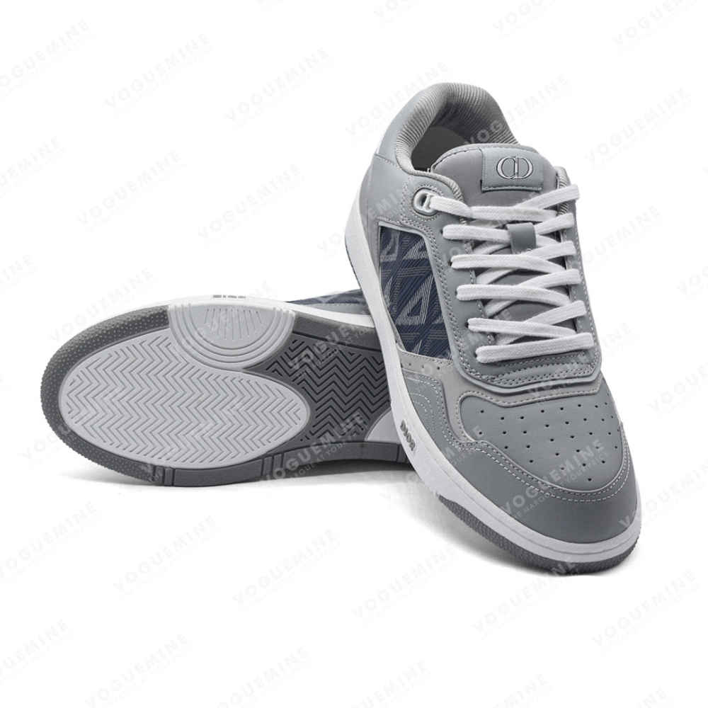 Dior Grey & Blue Premium Low-Top Sneaker-thumb-5