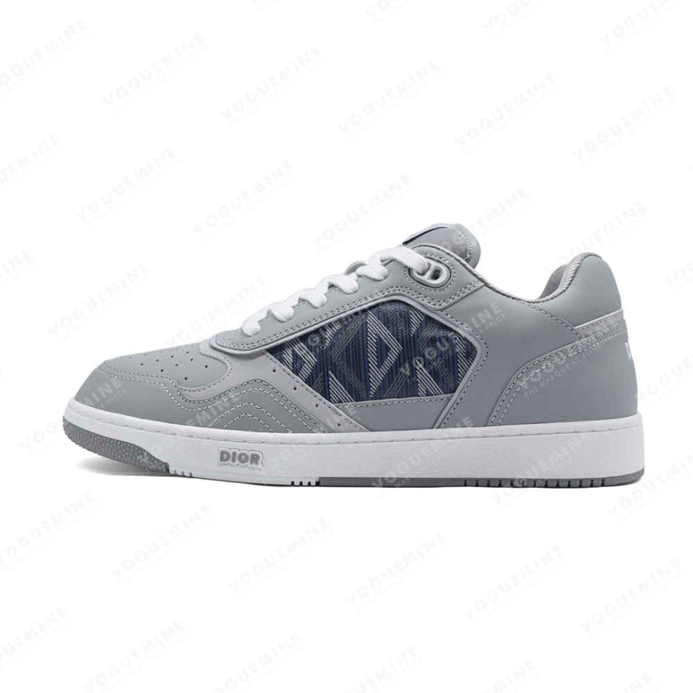Dior Grey & Blue Premium Low-Top Sneaker-thumb-0