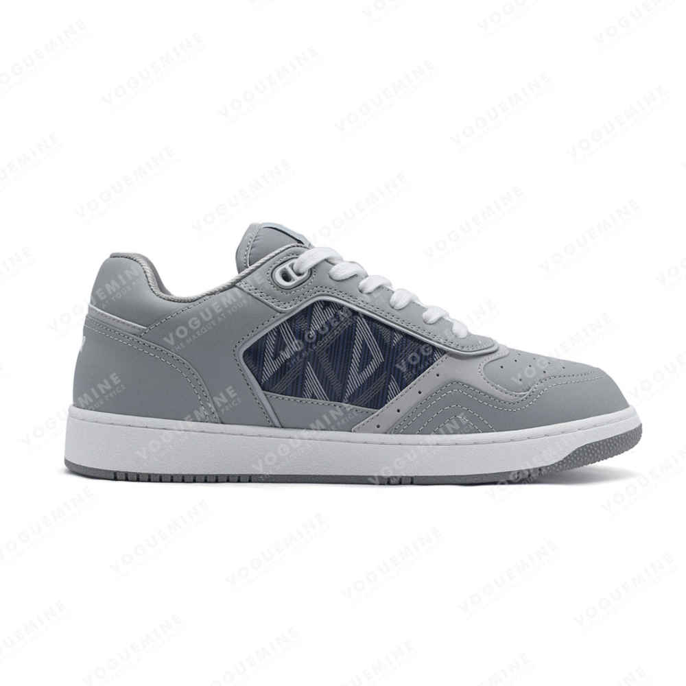 Dior Grey & Blue Premium Low-Top Sneaker-thumb-1