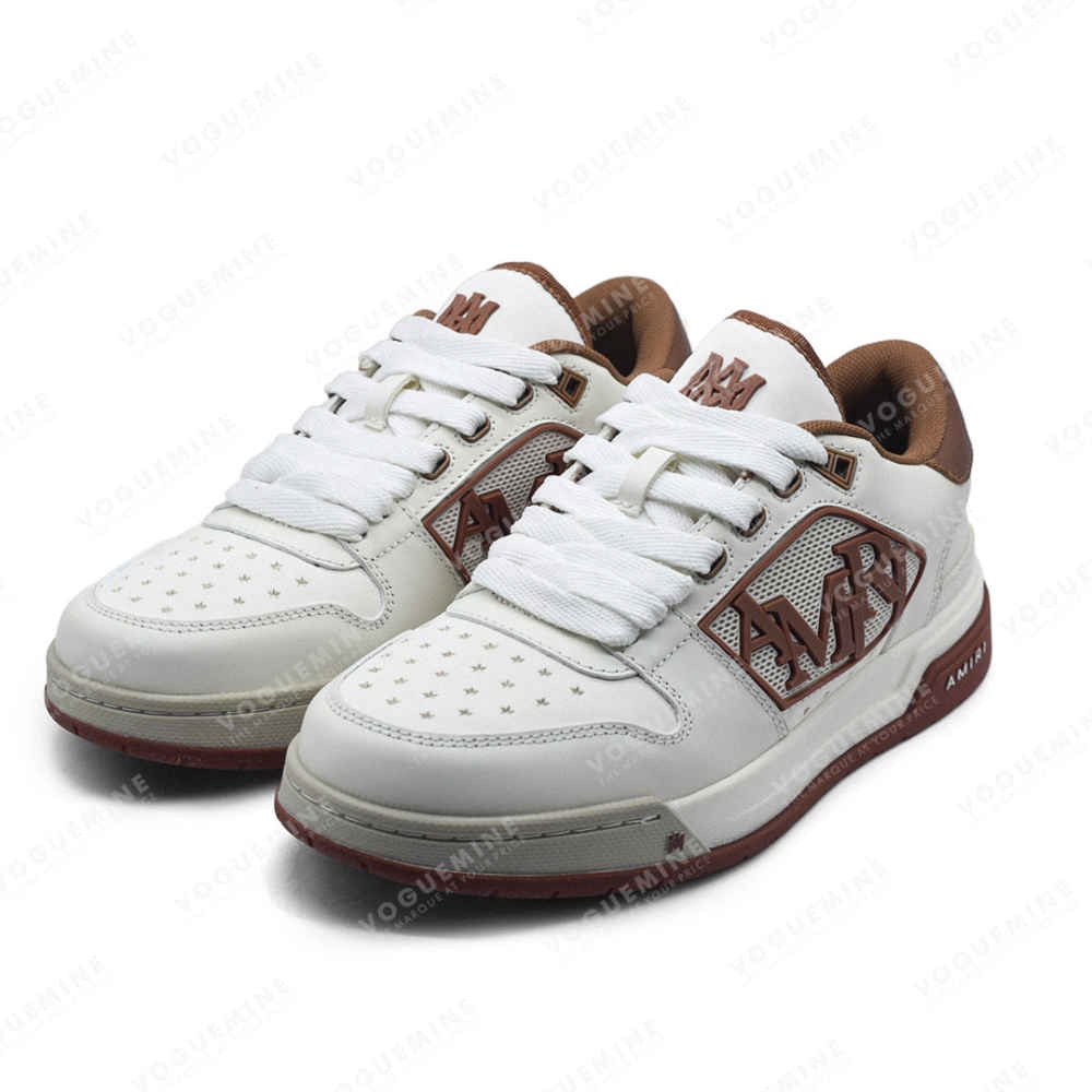 Amiri Classic Low White & Coffee Premium Sneaker-thumb-2