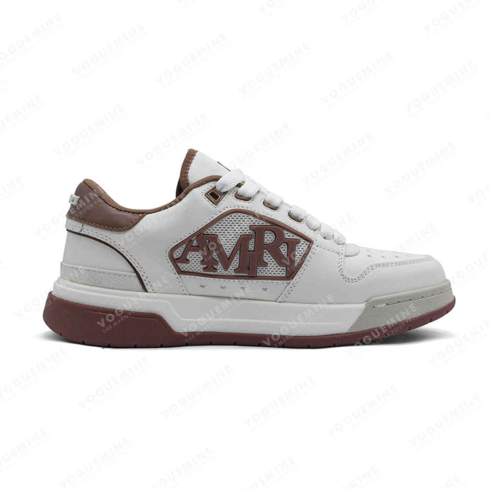 Amiri Classic Low White & Coffee Premium Sneaker-thumb-1