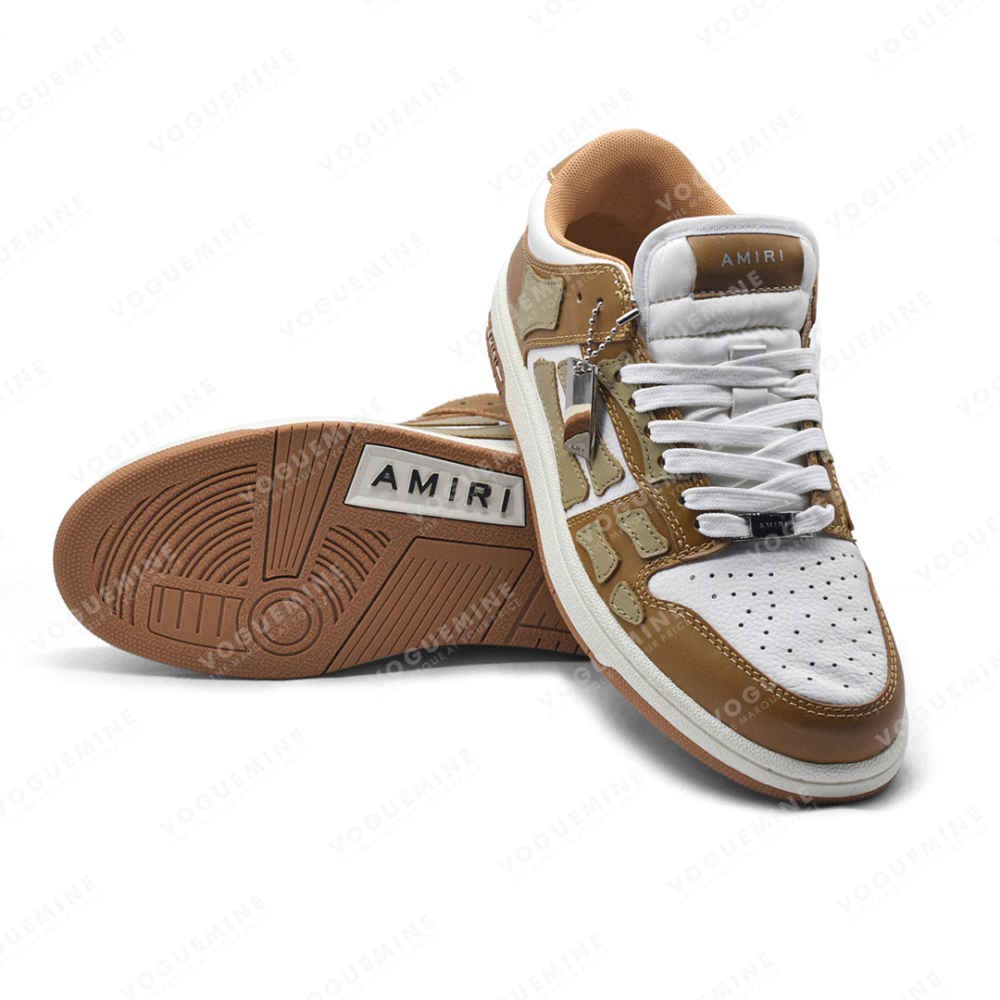 Amiri Skel-Top Low Brown Premium Sneakers-5