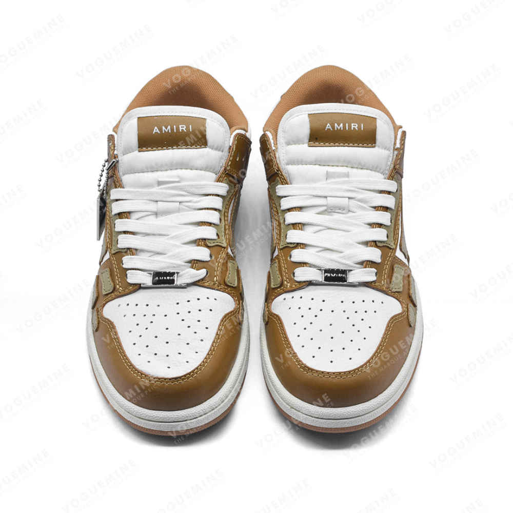 Amiri Skel-Top Low Brown Premium Sneakers-4