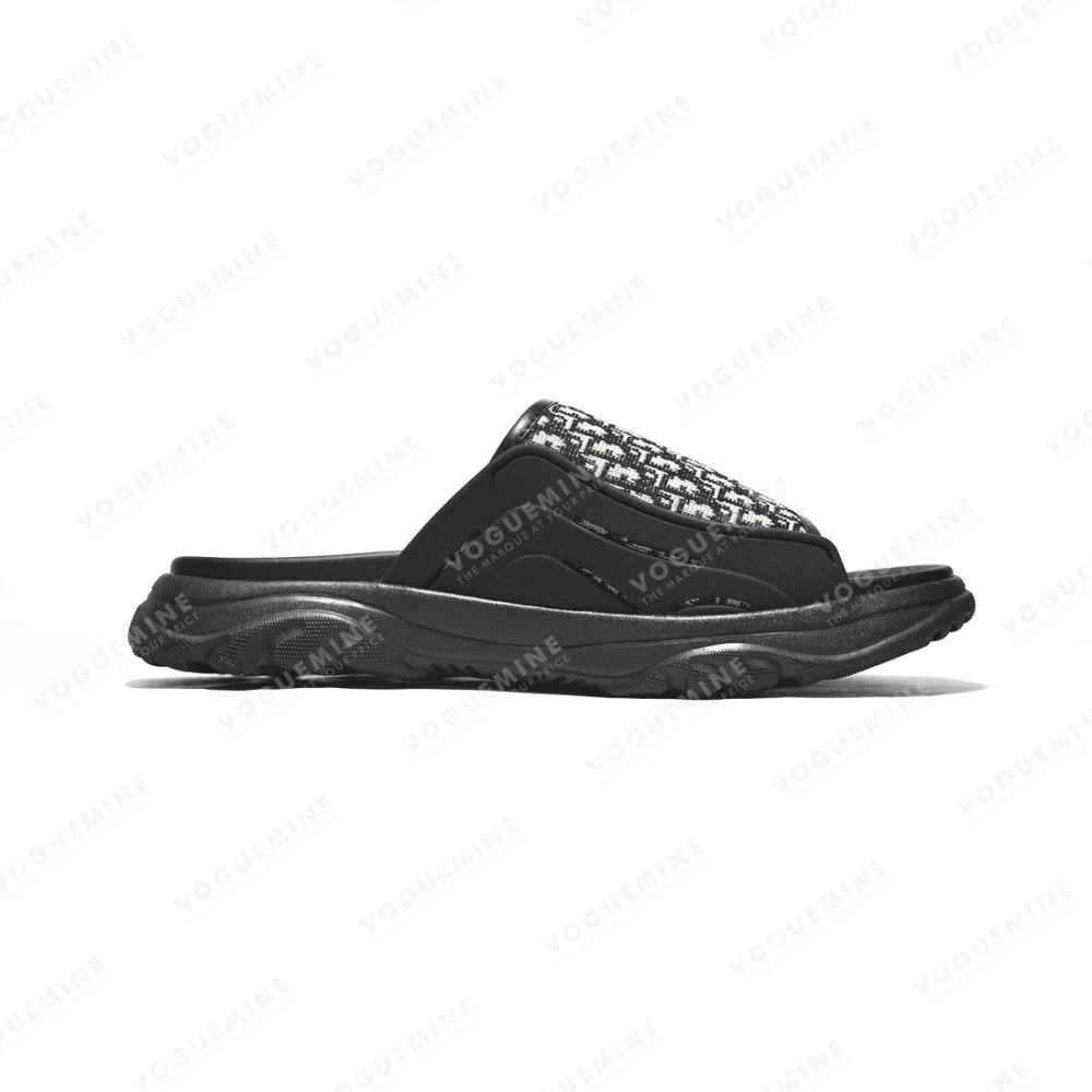 Dior Black Premium H-Town Flip-flops-2