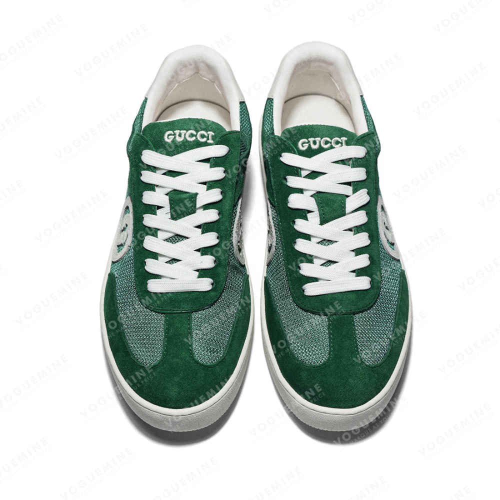 Gucci Green Premium Interlocking G Sneaker-3
