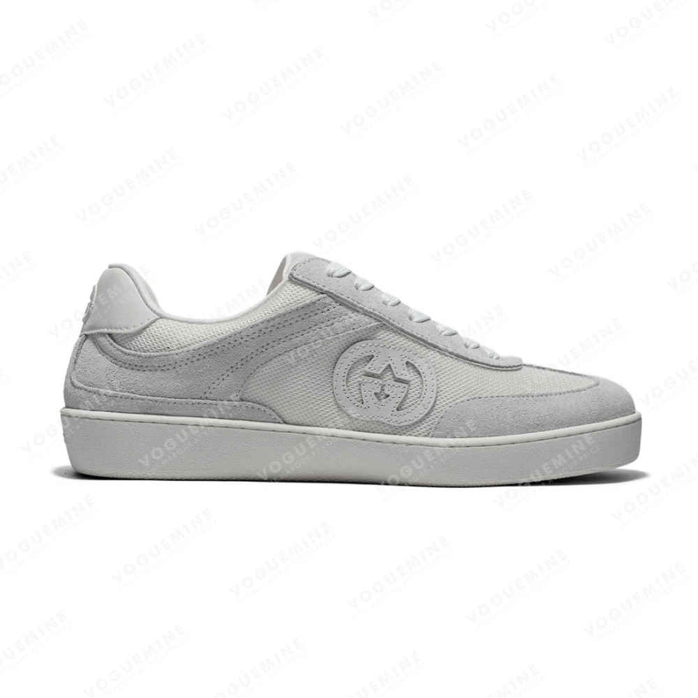 Gucci White Premium Interlocking G Sneaker-1