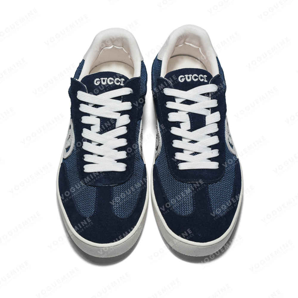 Gucci Blue Premium Interlocking G Sneaker-3