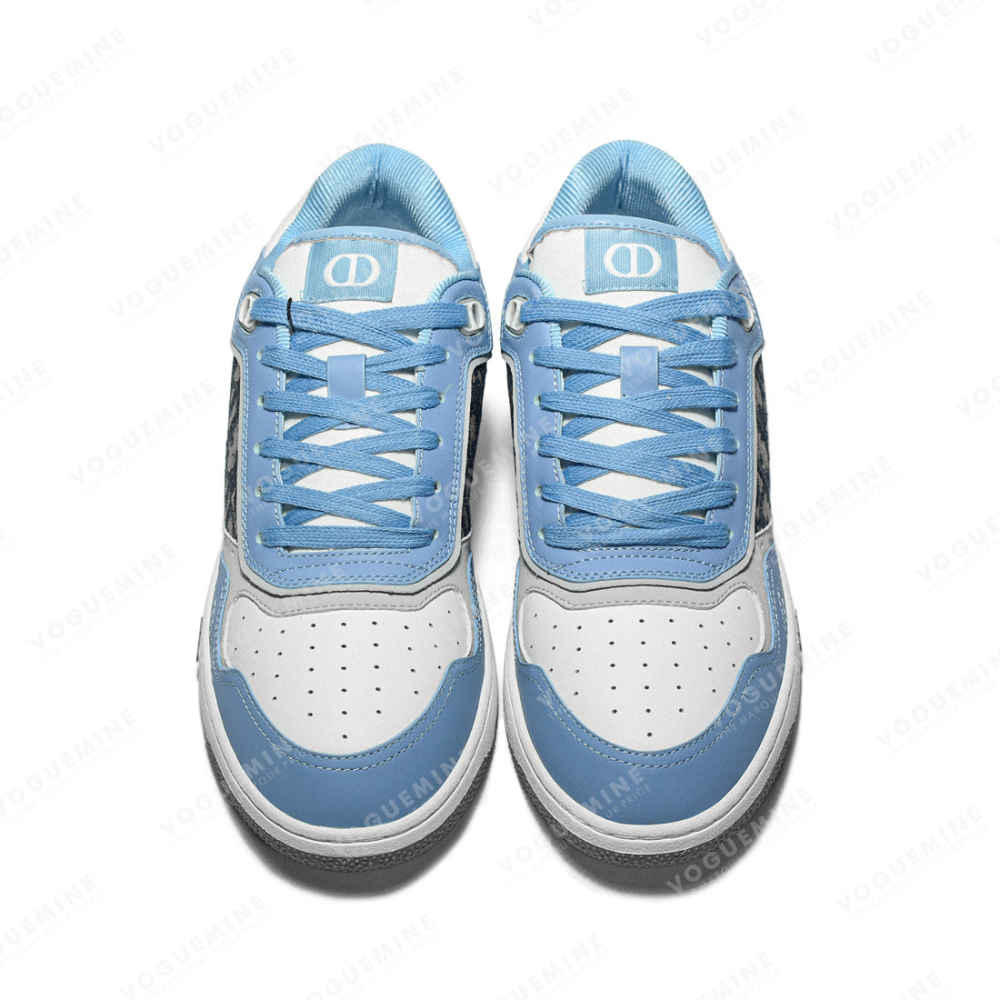 Dior White & Blue Premium Low-top Sneaker-3
