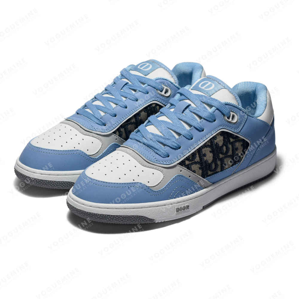 Dior White & Blue Premium Low-top Sneaker-2
