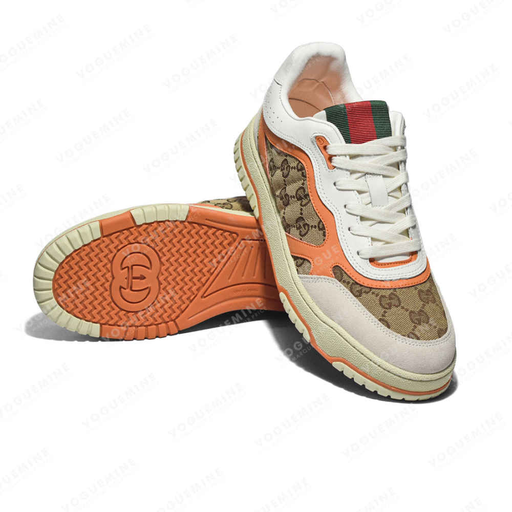 Gucci Orange Premium Re-Web Sneaker-thumb-5