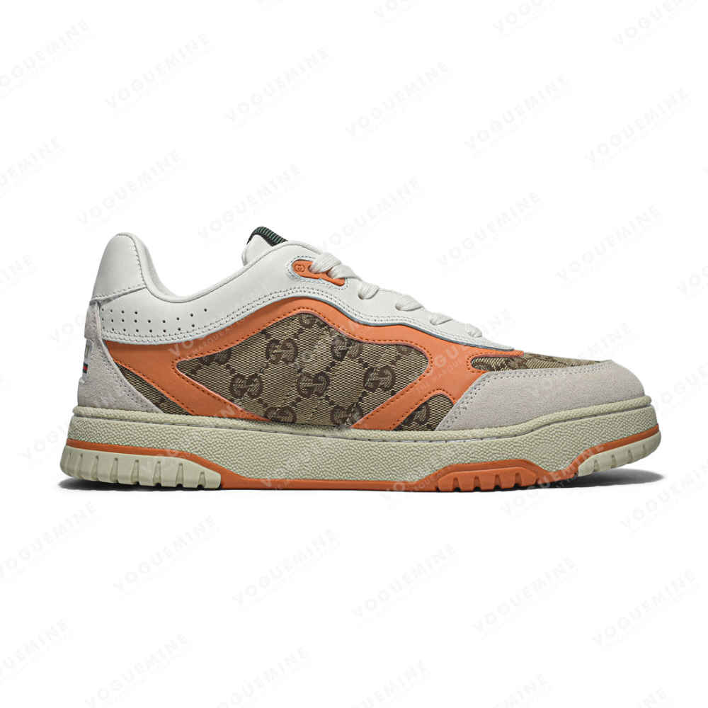 Gucci Orange Premium Re-Web Sneaker-thumb-1