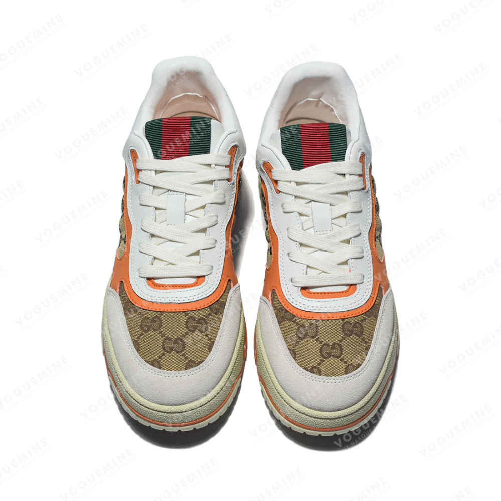 Gucci Orange Premium Re-Web Sneaker-thumb-3