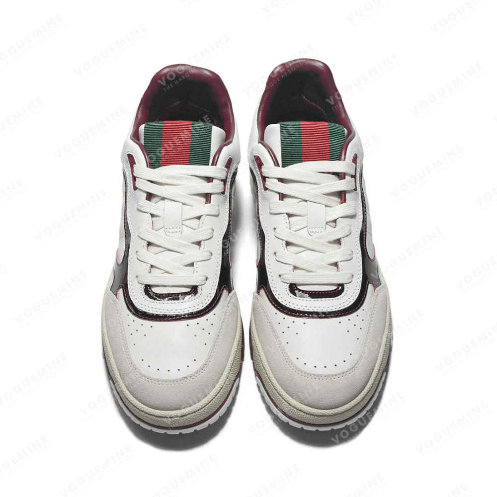 Gucci Maroon Premium Re-Web Sneaker-3