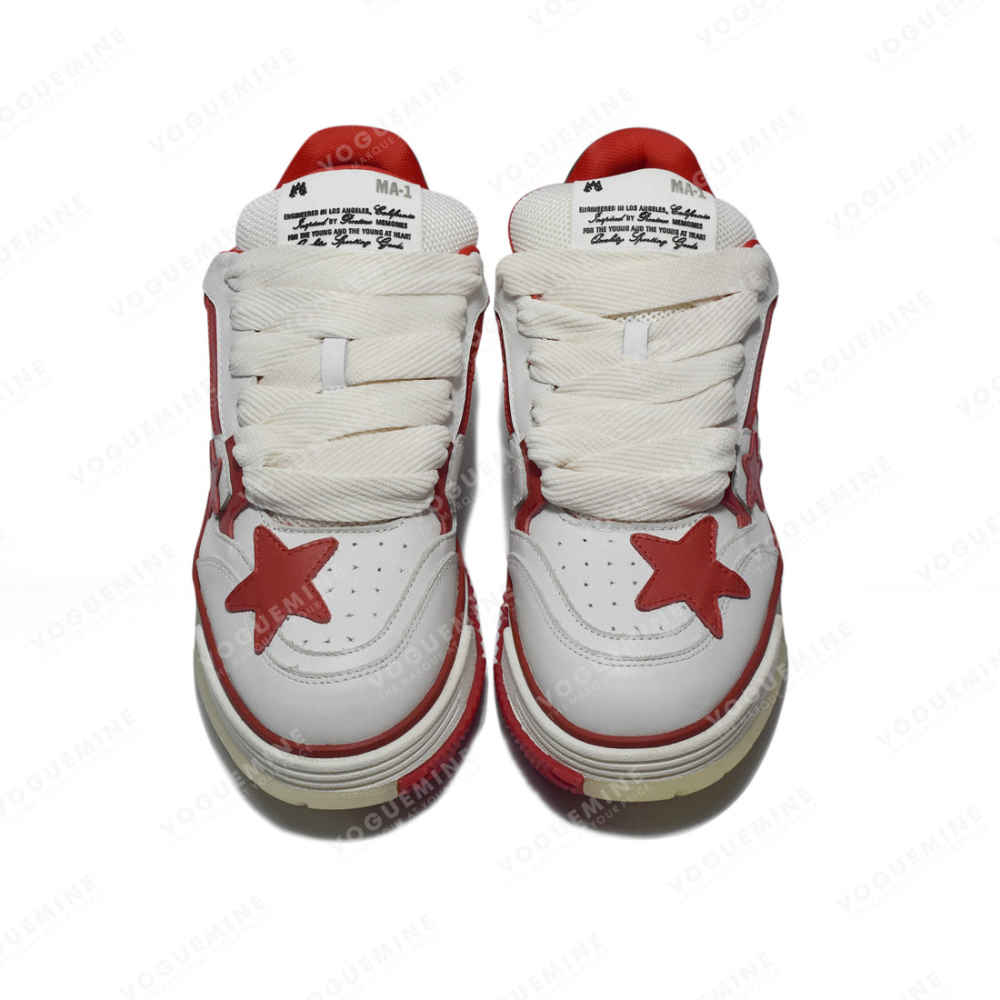 Amiri Red Premium Quality Sneakers-3