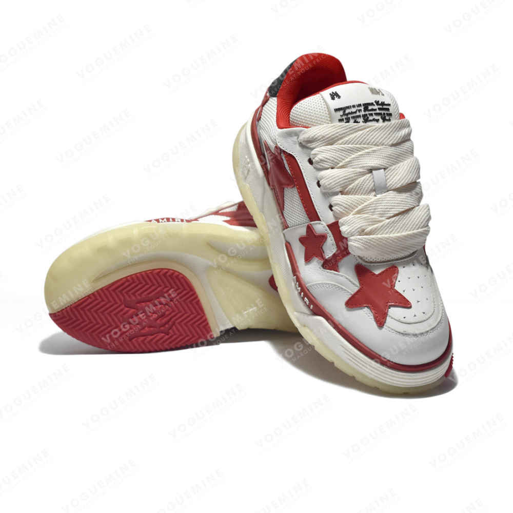 Amiri Red Premium Quality Sneakers-5