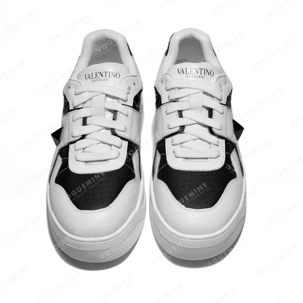 Valentino White Premium One-Stud Sneakers-3