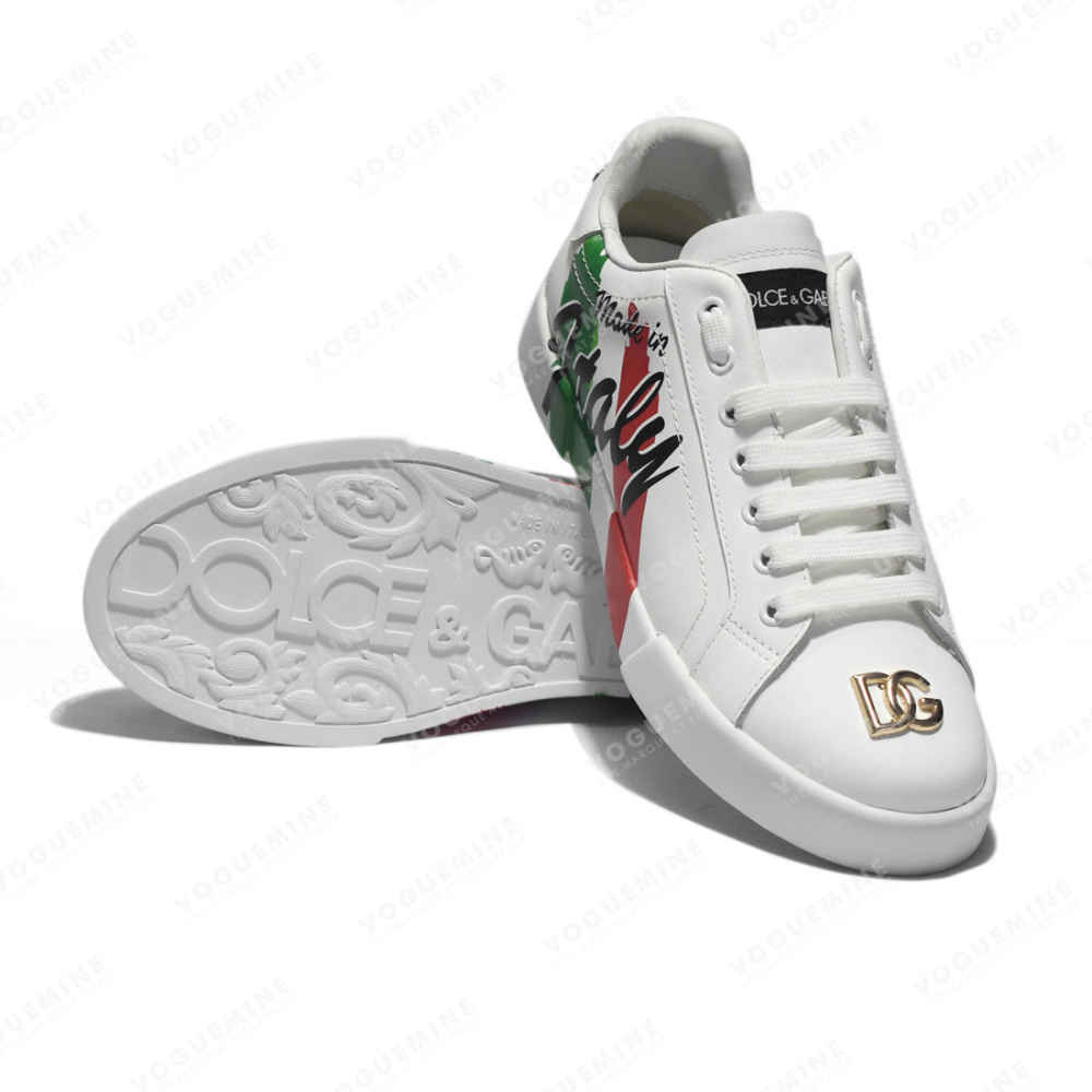 Dolce & Gabbana White Premium Quality Sneakers-thumb-2