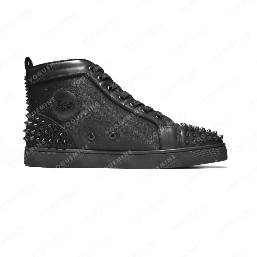 Christian Louboutin Black Spike Premium Sneakers-1