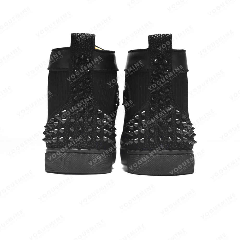Christian Louboutin Black Spike Premium Sneakers-4