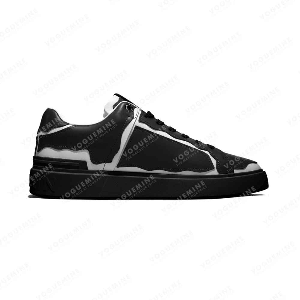 Balmain Paris Black & White Premium Quality Sneakers-1