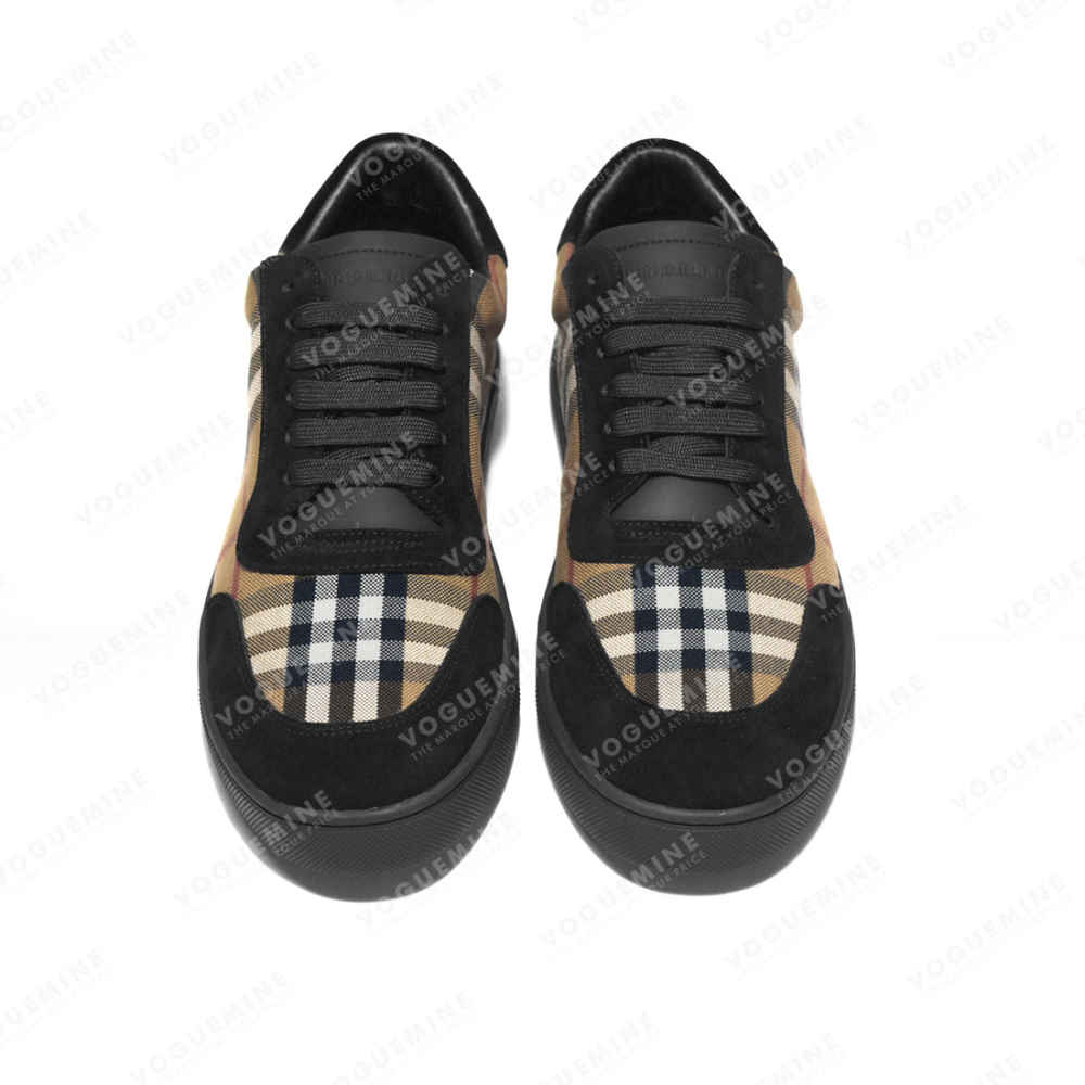 Burberry Black & Brown Premium Quality Sneakers-3