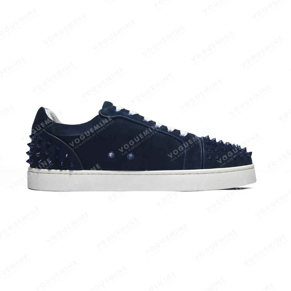 Christian Louboutin Spike Blue Premium Sneakers-1