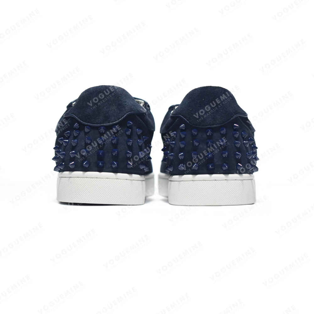 Christian Louboutin Spike Blue Premium Sneakers-4