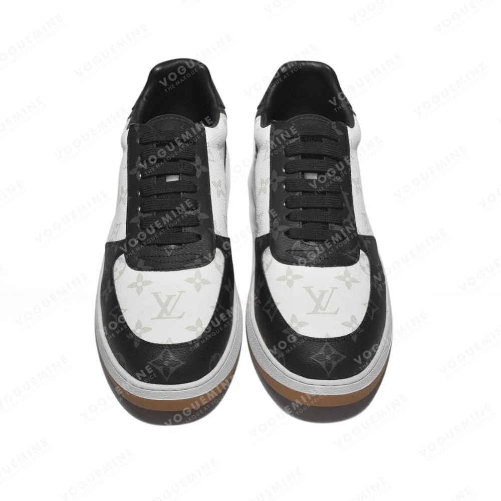 Louis Vuitton White & Black Premium Quality Sneakers-3