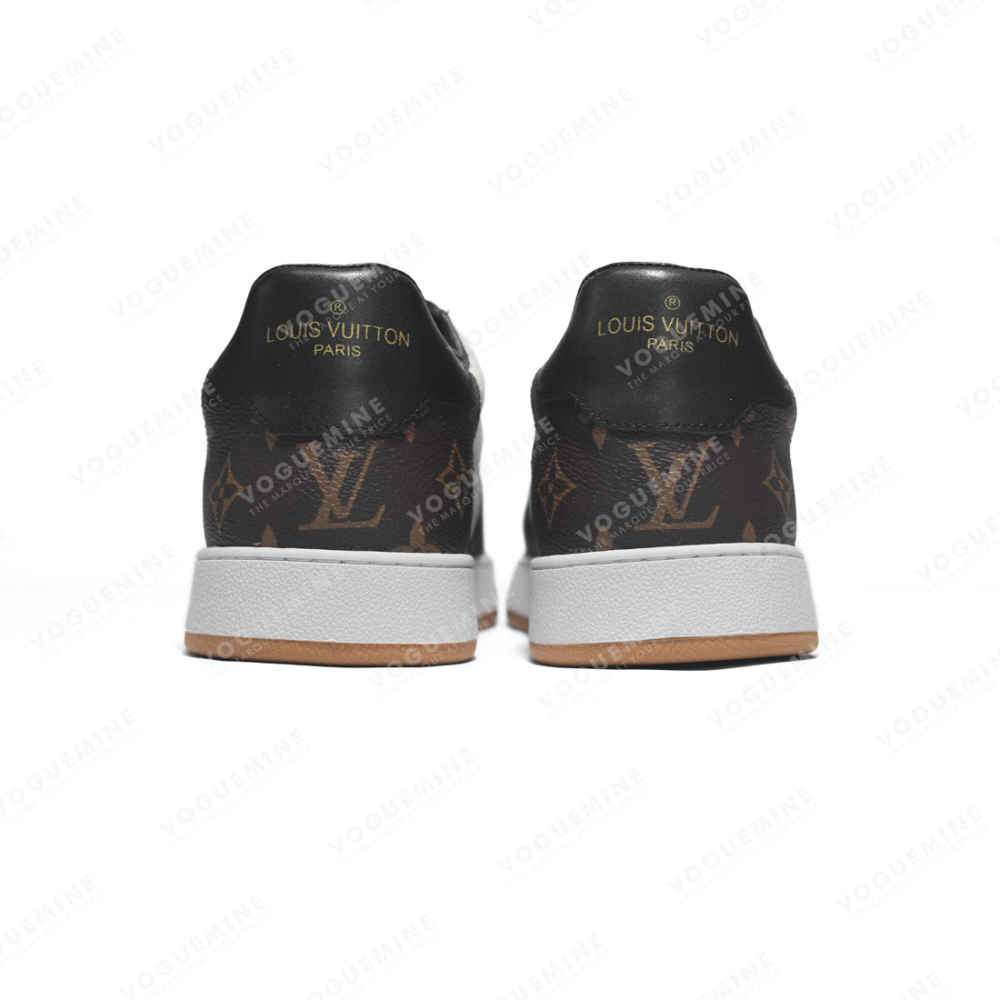 Louis Vuitton White & Black Premium Quality Sneakers-4