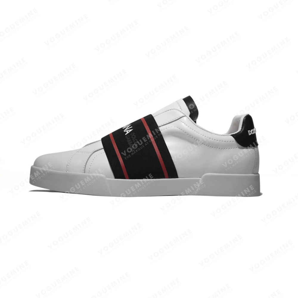 Dolce & Gabbana White & Red Premium Quality Sneakers-thumb-0