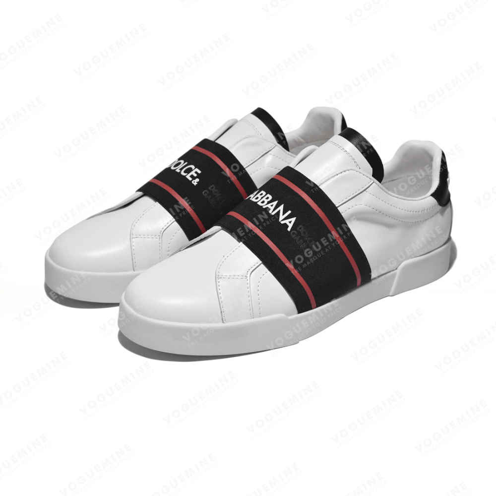 Dolce & Gabbana White & Red Premium Quality Sneakers-thumb-2