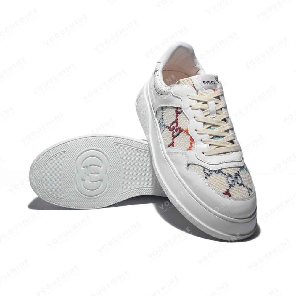 Gucci White Premium Quality Sneakers-5