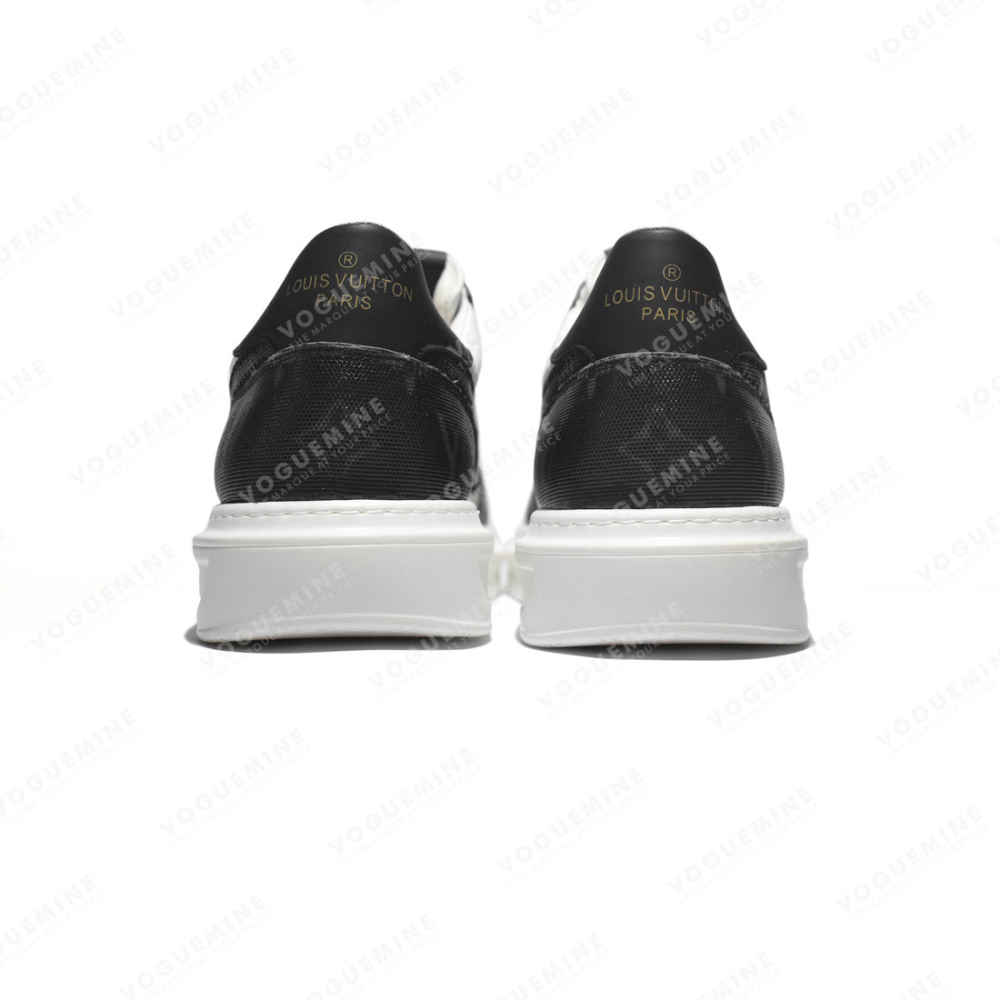 Louis Vuitton White & Black Premium Quality Sneakers-thumb-4