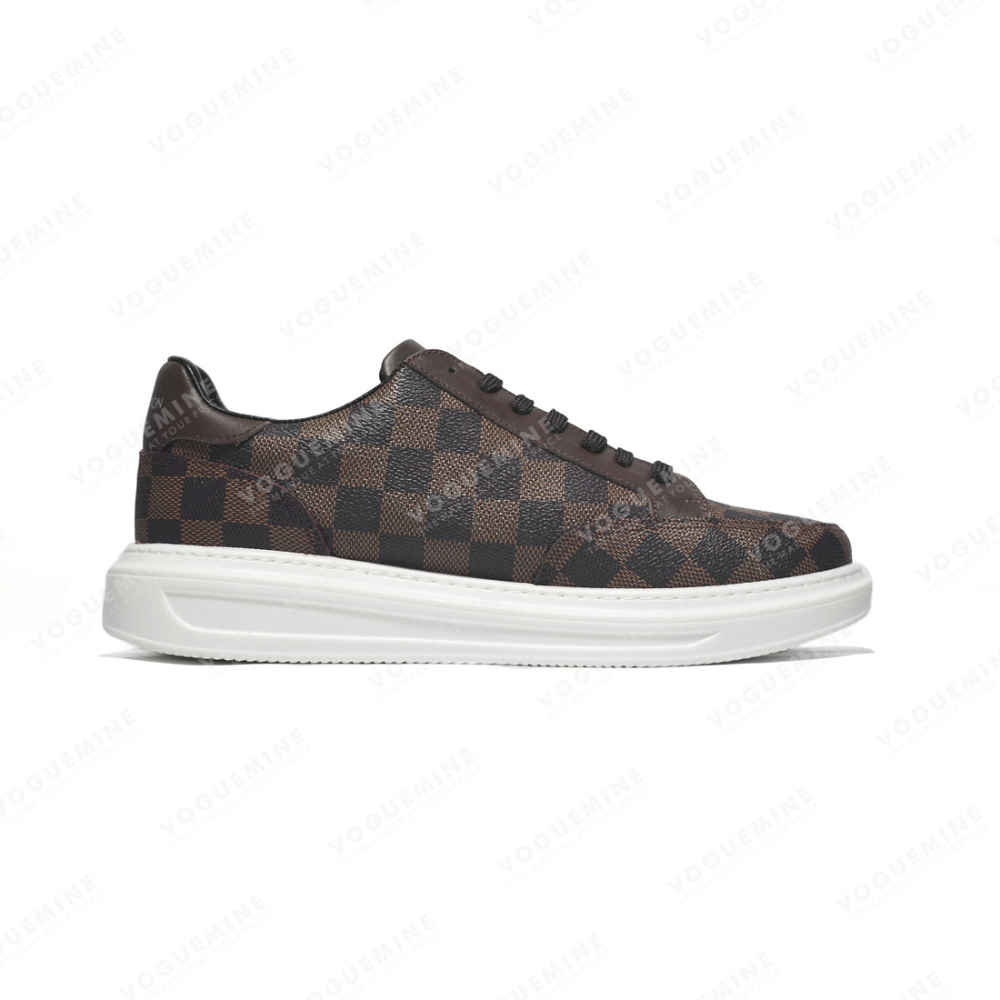 Louis Vuitton Brown Premium Quality Sneakers-1