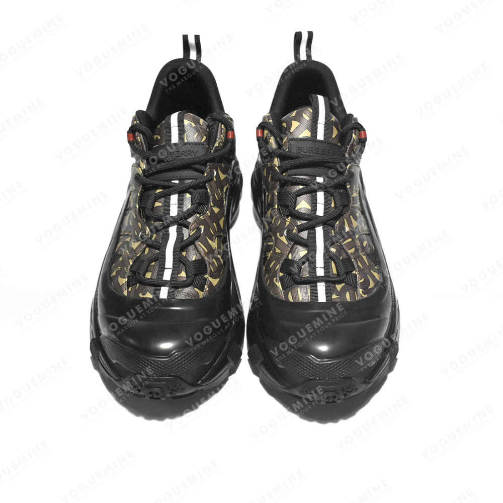 Burberry Black & Brown Premium Quality Sneakers-3