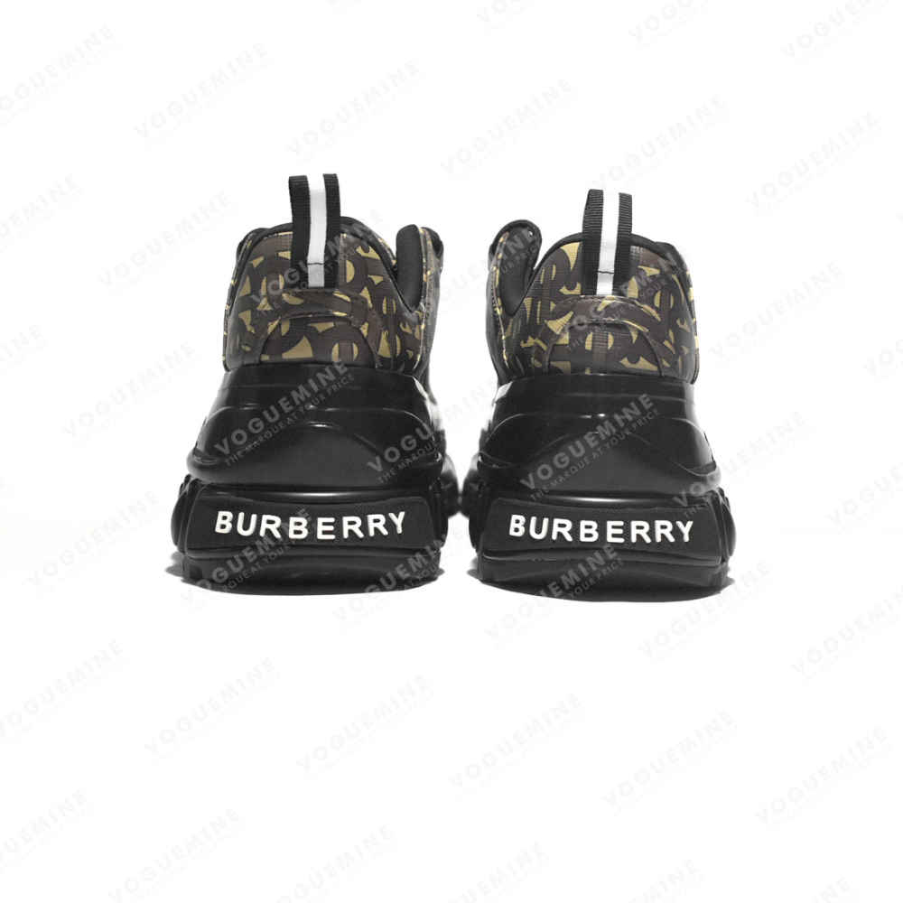 Burberry Black & Brown Premium Quality Sneakers-4