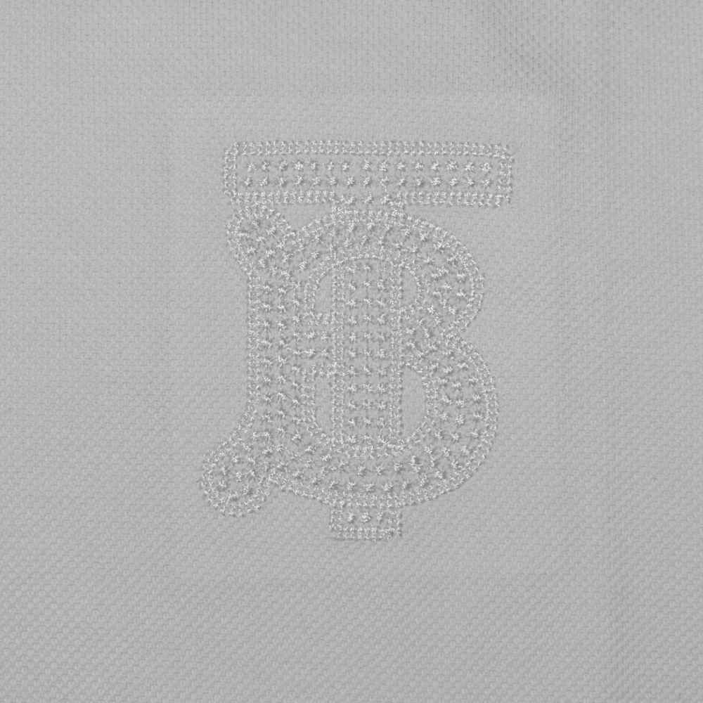 Burberry White Premium Quality Luxury Tees-thumb-3