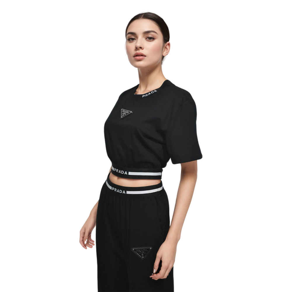 Prada Black Premium Quality Co-Ord Set-thumb-0