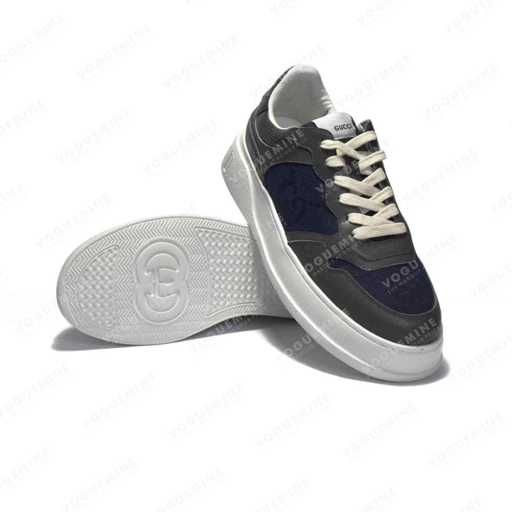 Gucci Grey & Blue Premium Quality Sneakers-5